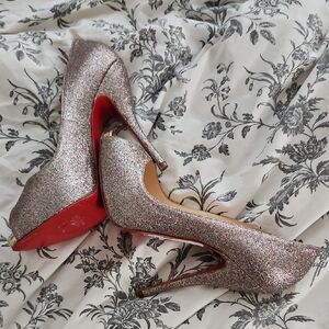 Christian Louboutin Glitter High Heels